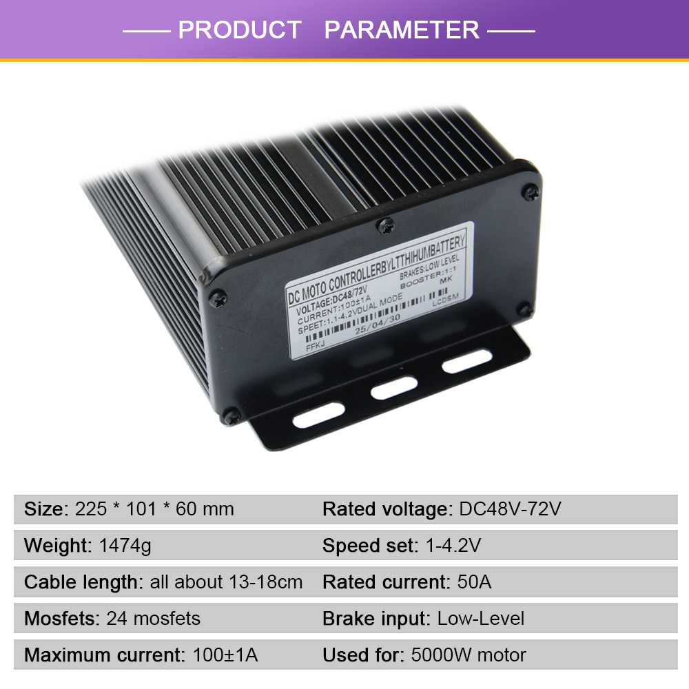 Kontroler 100A do roweru elekt – 72V 100A Sabvoton Controller recenzja i cena