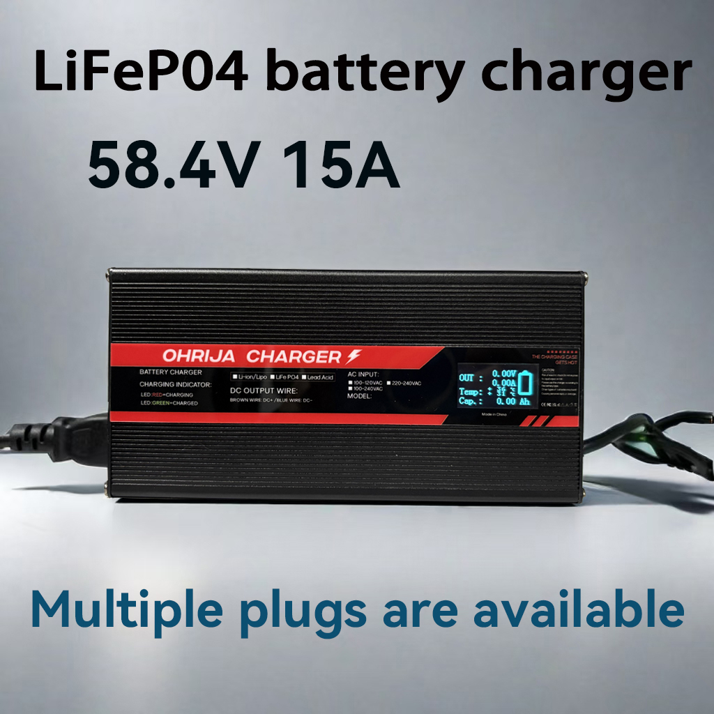 OHRIJA 58.4V 15A Szybka ładowa – 84V 20A Smart Charger recenzja i cena