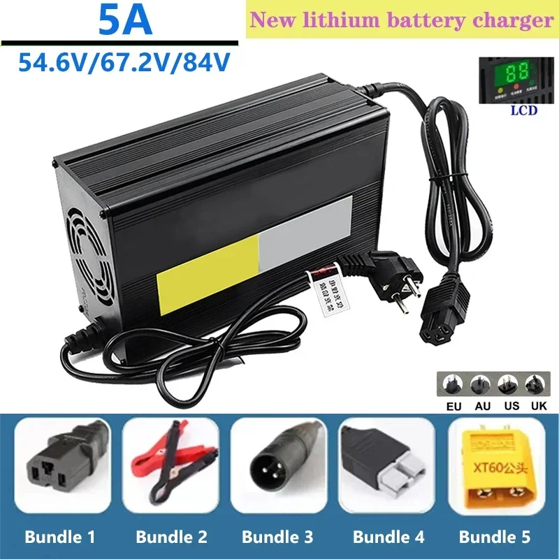 Ładowarka 5A 54.6V/67.2V/84V d – 84V 20A Smart Charger recenzja i cena