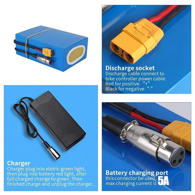 48V 52V 60V 72V 2000W akumulat – 60V 50Ah Electric Scooter Battery recenzja i cena